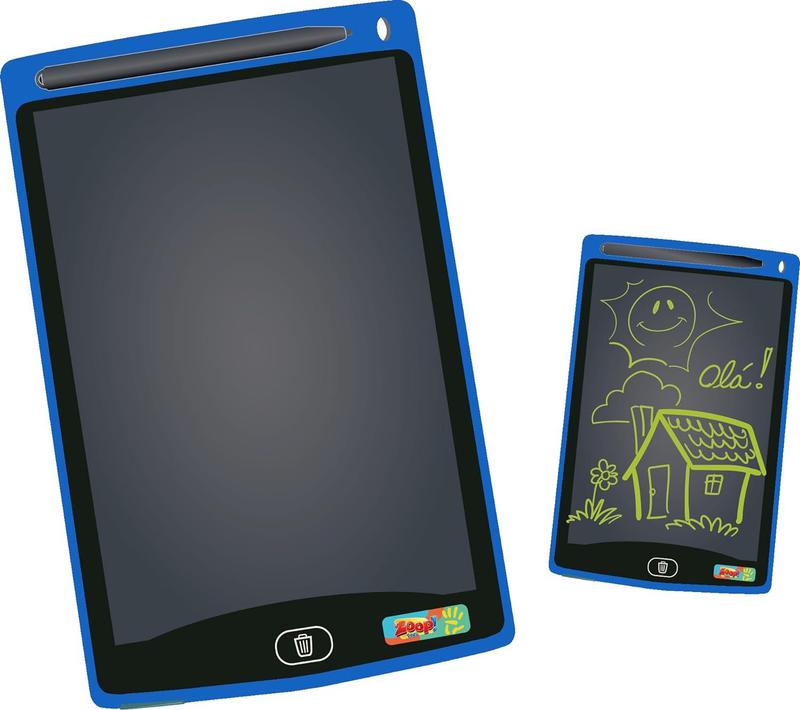 Quadro Mágico LCD Brinque e Rasbique Zoop Toys Zp0153 - Lousa